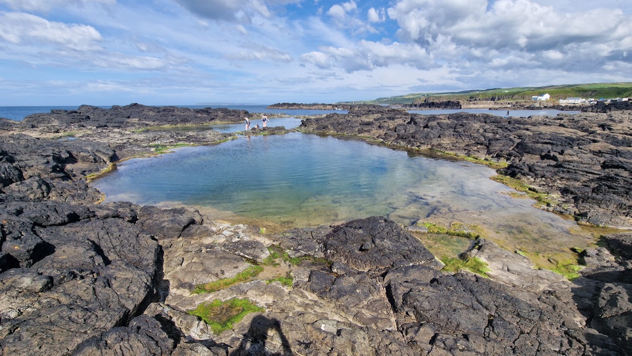 The natural rock pool at Dunseverick