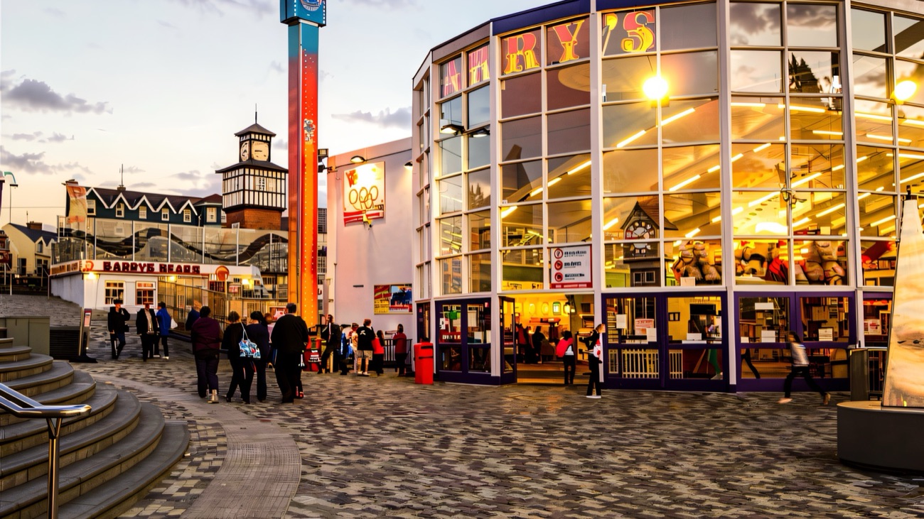 The seaside funfair at Curry's in Portrush