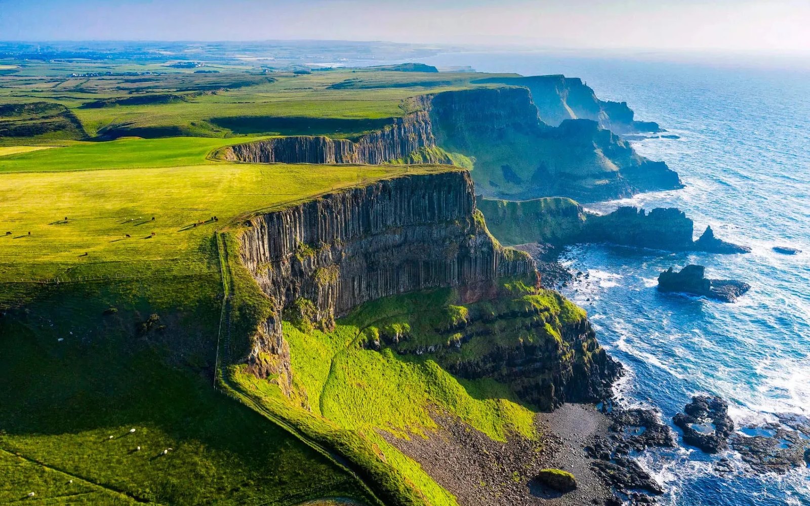The dramatic Antrim coast