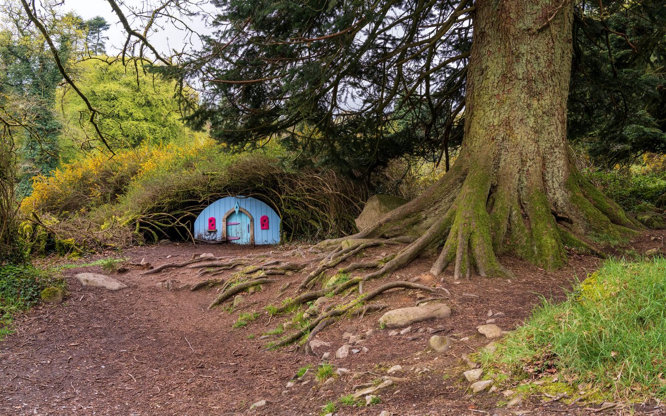 A fairy house on the Giant's Lair trail at Slieve Gullion