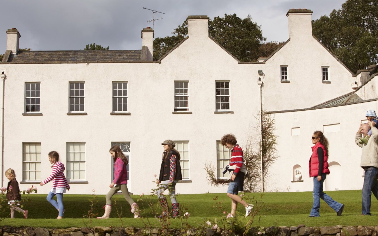 Families at Ardress House, in Armagh's apple country