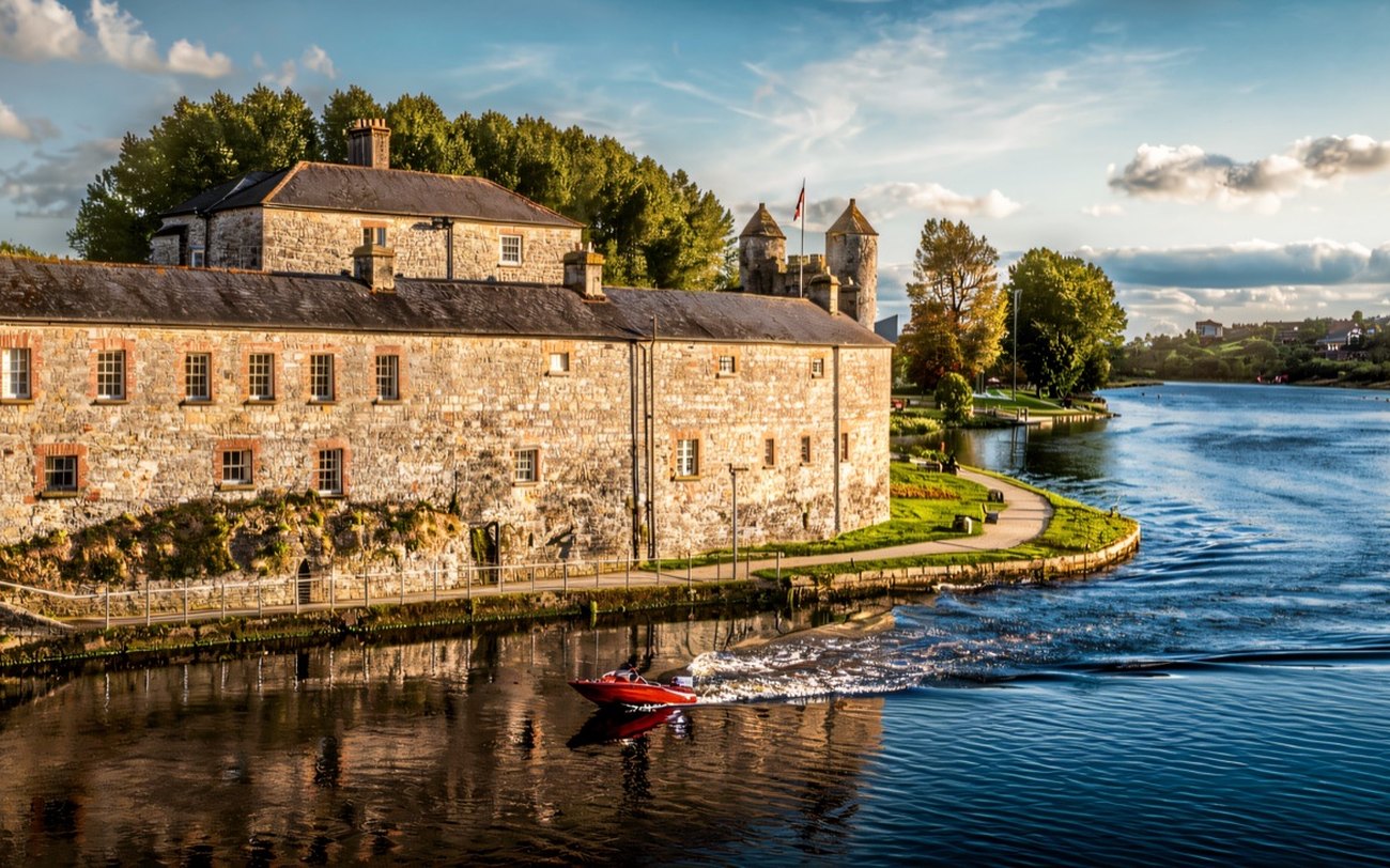 Enniskillen Castle and its Watergate on the river