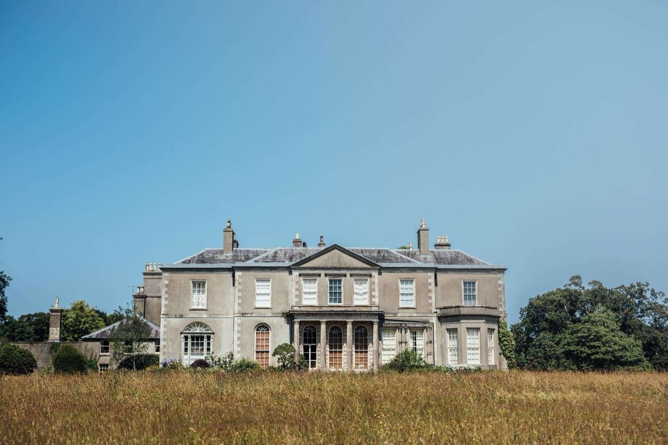 Clandeboye House set in wild meadow parkland on the estate