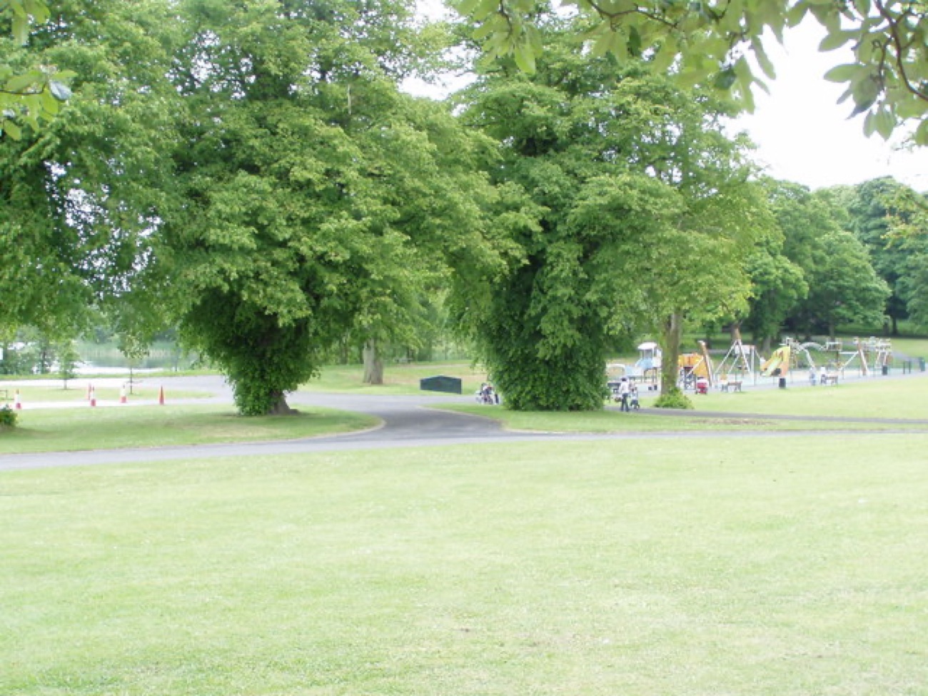 Open parkland and play area at Lurgan Park