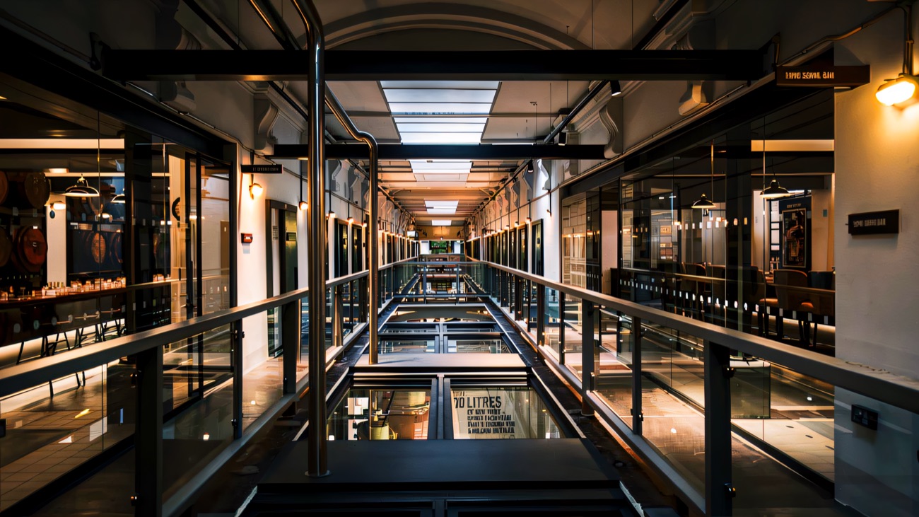 The Long Serve Bar walkway