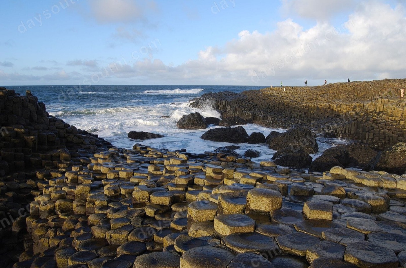 The basalt columns of the Giant's Causeway
