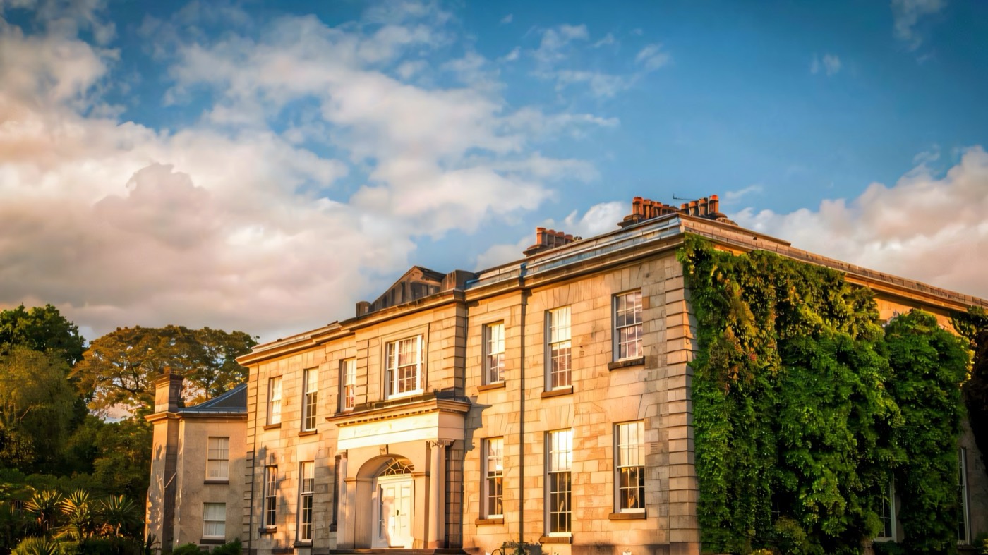 The ivy-clad Victorian house at The Argory