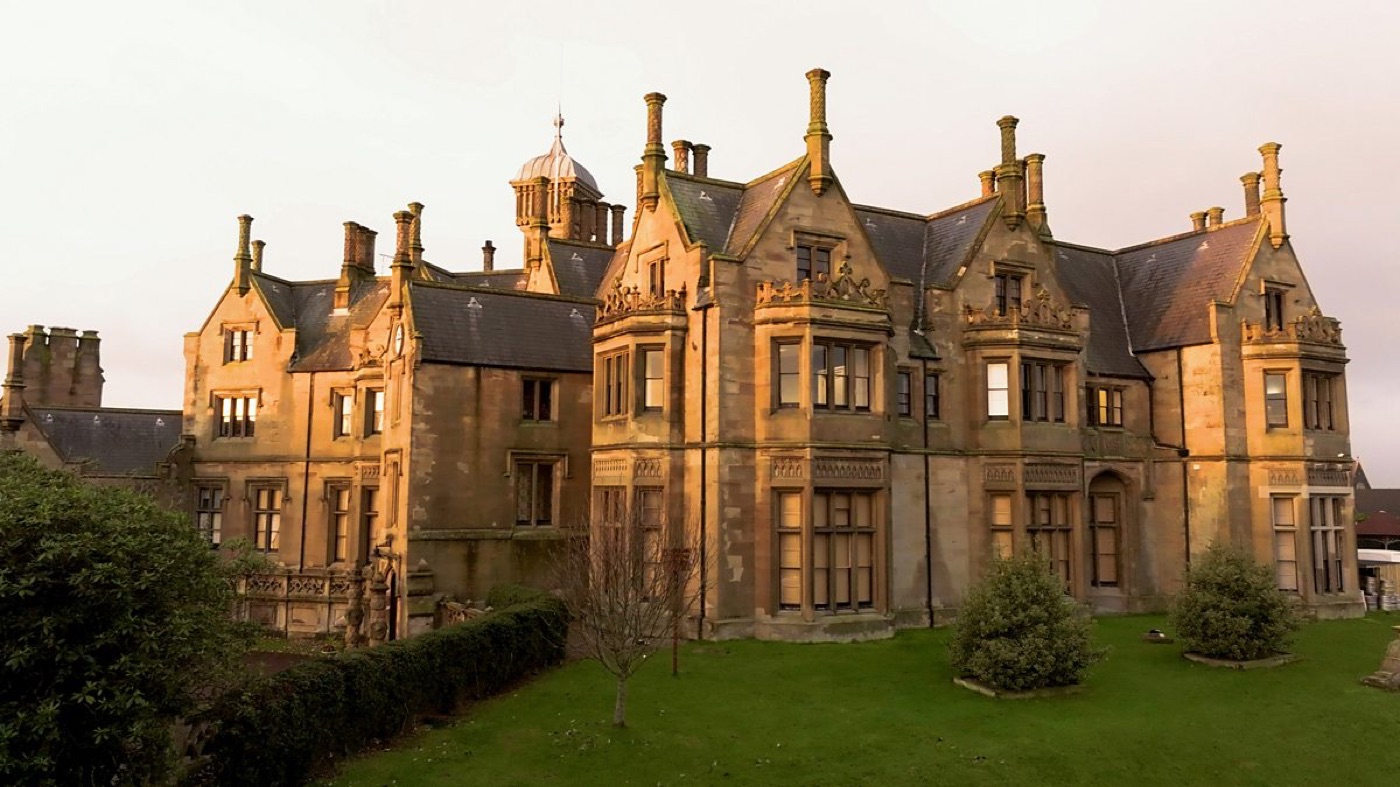 The Elizabethan-style Brownlow House in Lurgan