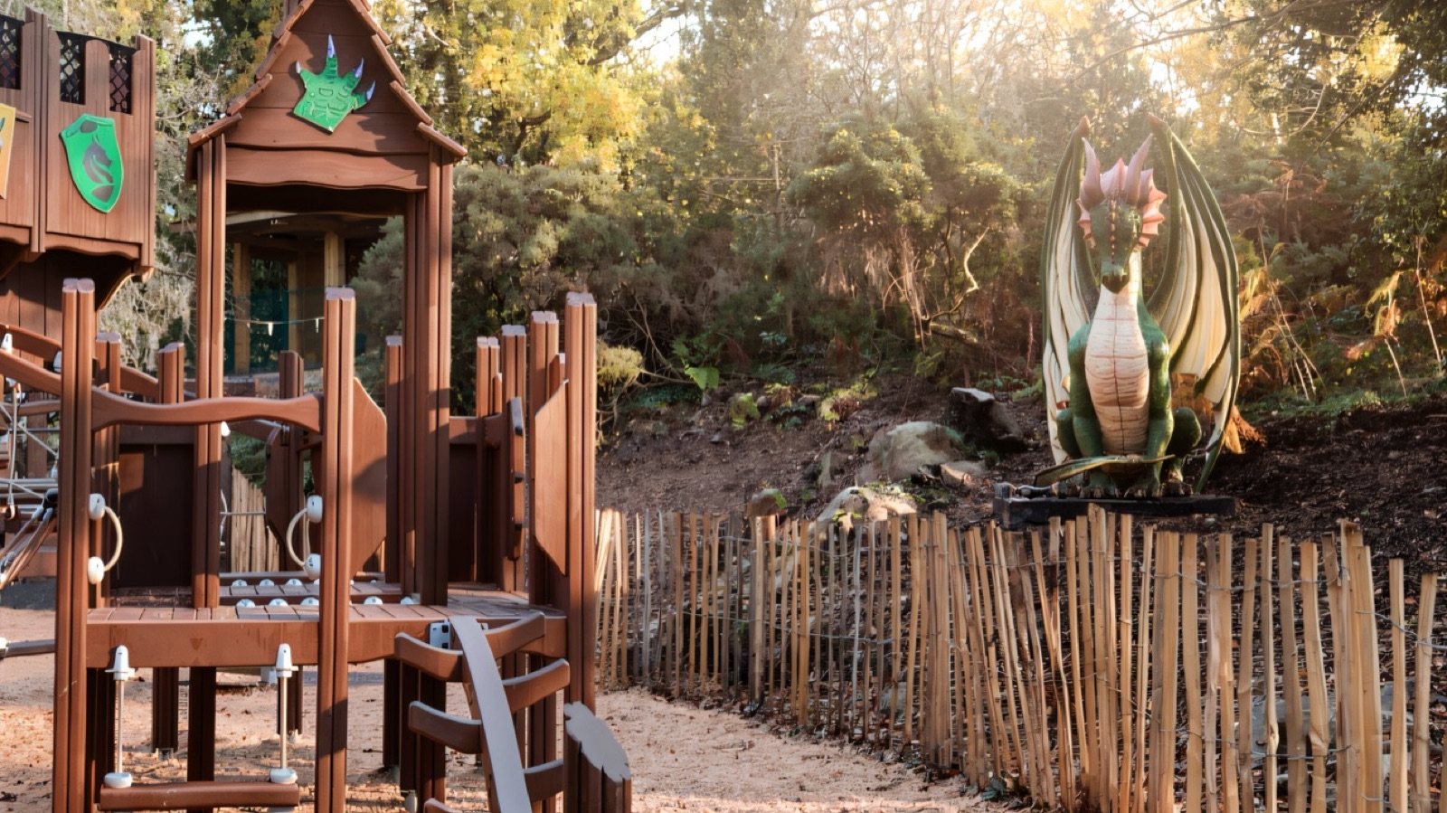 A woodland play park in Northern Ireland
