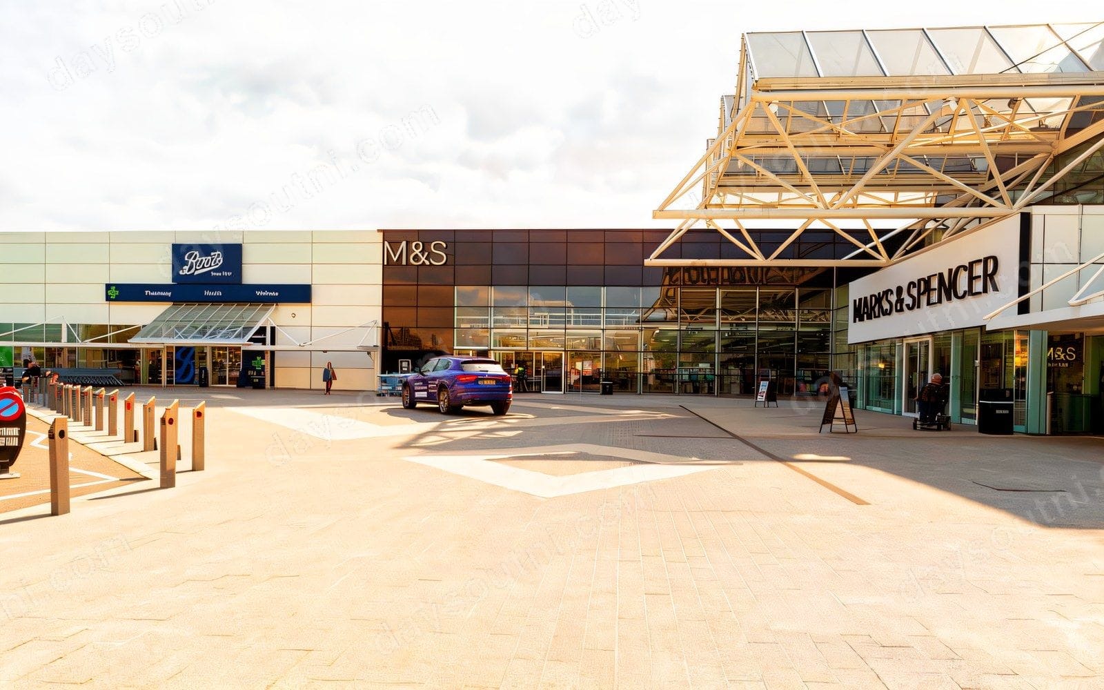 Sprucefield shopping centre at the M1 and A1 junction outside Lisburn