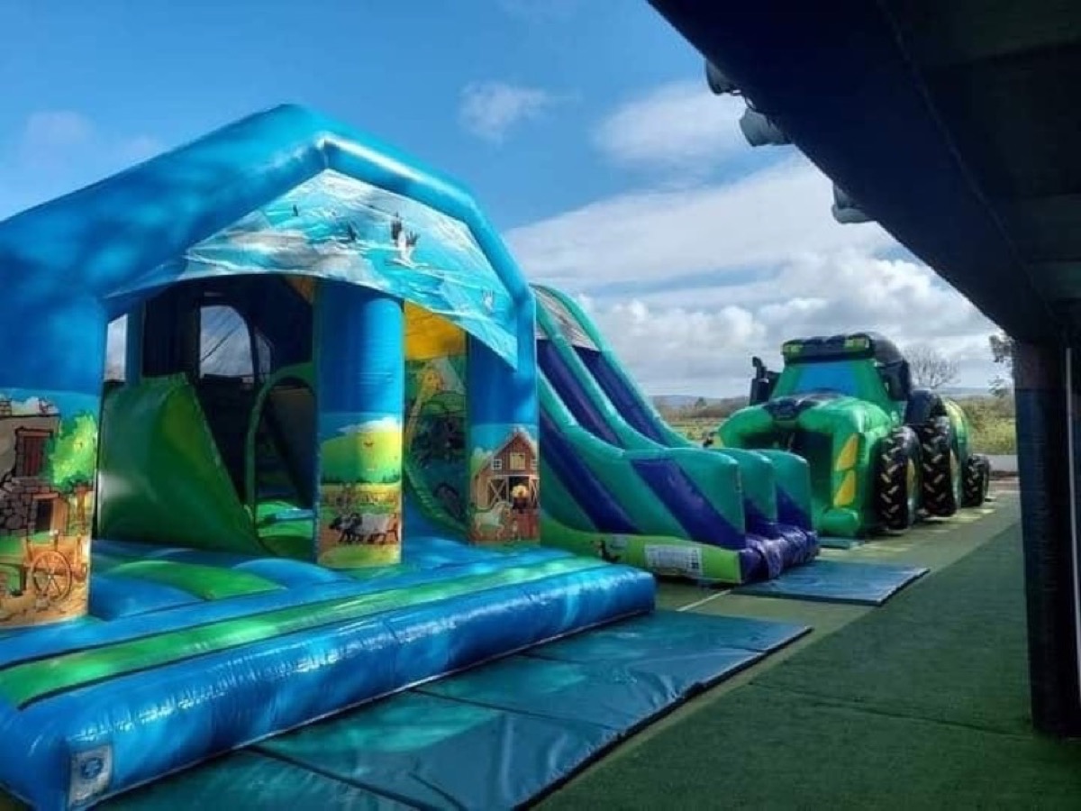 Bouncy castles and inflatable slides